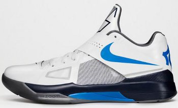 Nike Zoom KD 4 White Blue