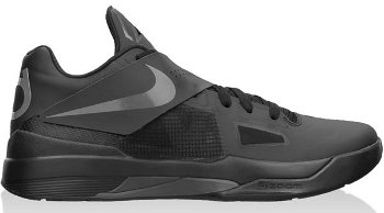 nike ZOOM KD 4 black grey 11