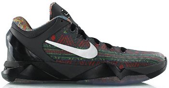 nike ZOOM KOBE 7 SYSTEM BLACK HISTORY MONTH black red 1