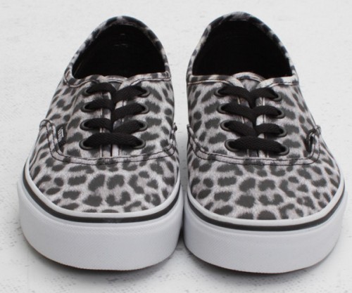vans noir leopard