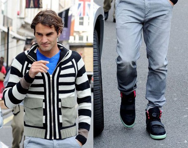 fresh celeb roger federer nike air yeezy 2 a