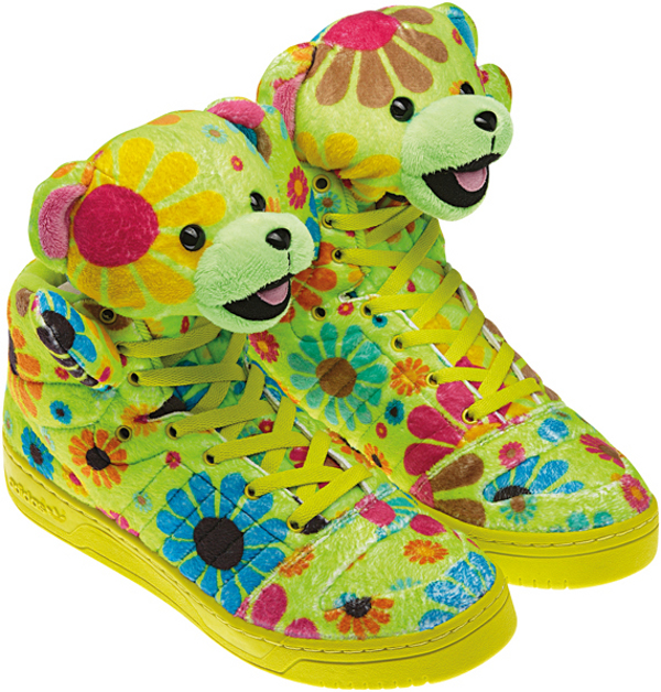 adidas jeremy scott flower bear