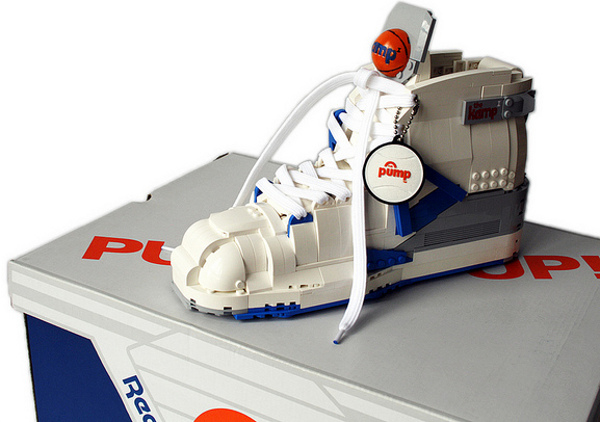 Une Reebok Pump toute en Lego !