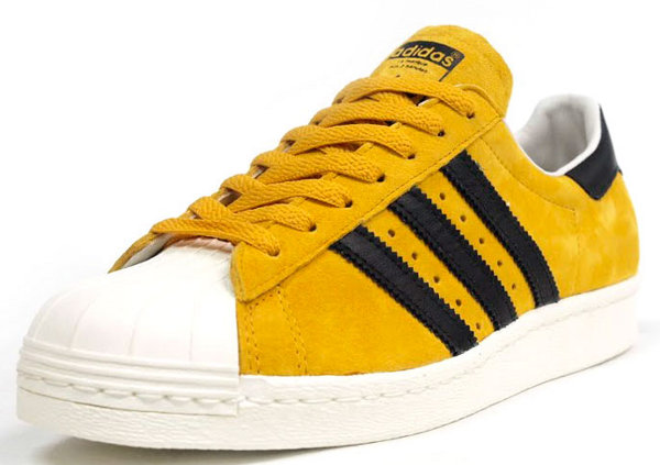 superstar metal toe enfant jaune