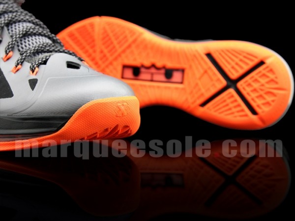 Nike Lebron 10 Silver Orange 