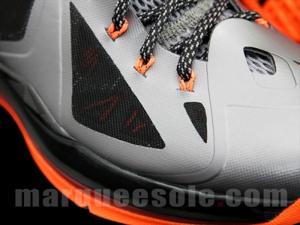 Nike Lebron 10 Silver Orange 