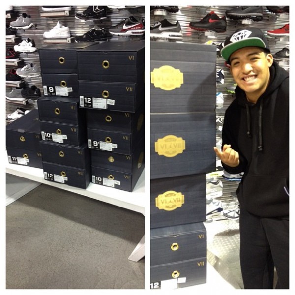 Revendeurs Air Jordan 6/7 Golden Moments
