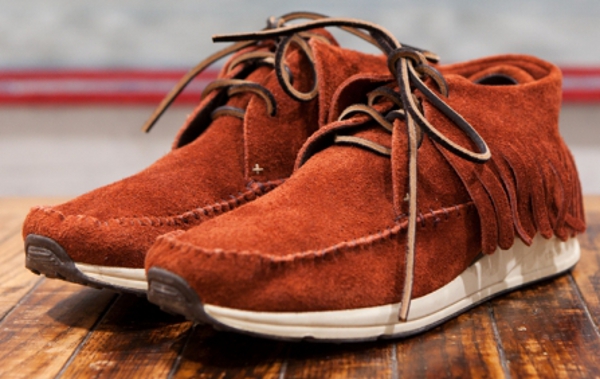 Visvim fbt Shaman JP suède marron - automne 2012