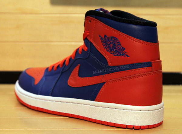 Air Jordan 1 High Bleu Orange Knicks