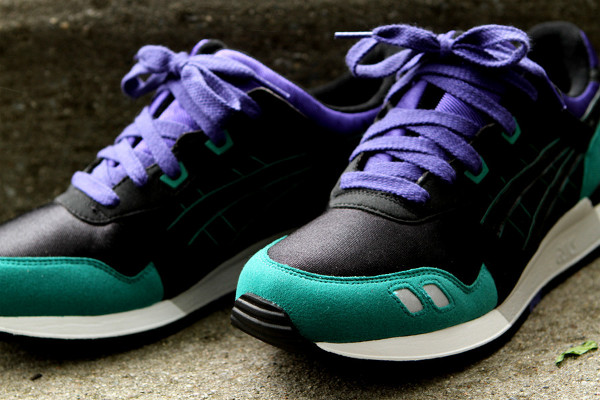 Asics Gel Lyte 3 noir et violet - chaussure