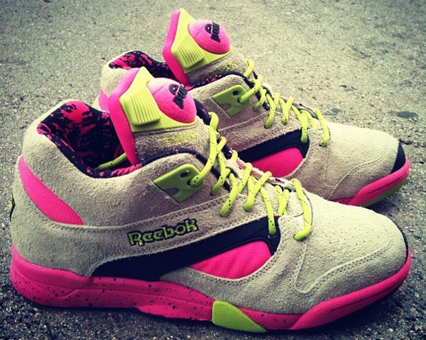 reebok pump rose