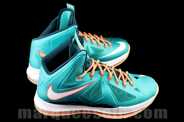 Nike Lebron 10 Miami Dolphins 