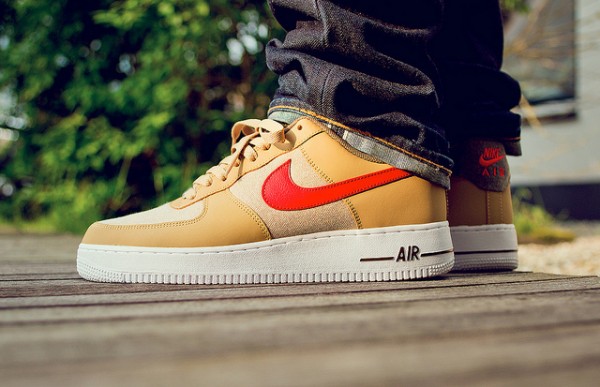 Nike Air Force 1 Low Denim Jersey Gold