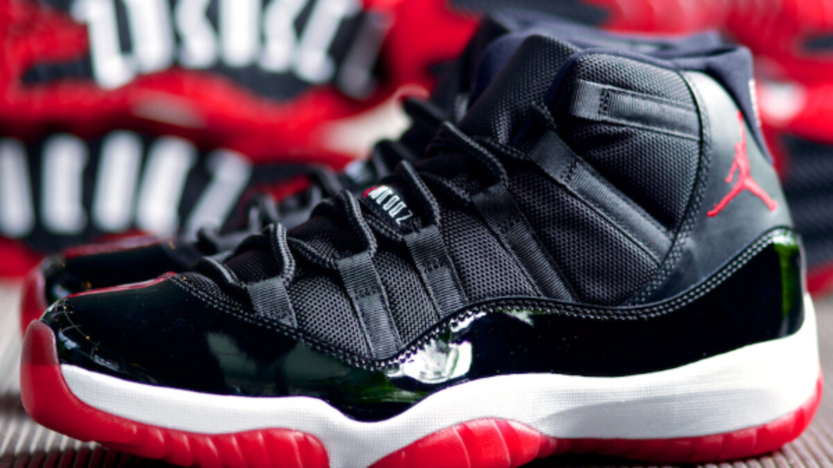Jordan 11 bred black and red shop