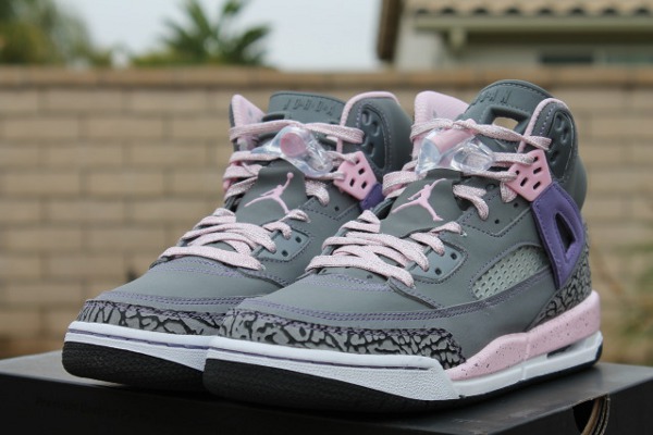 Air Jordan Spizike femme rose et gris