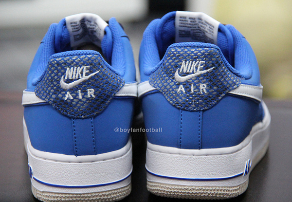 Blue snakeskin air clearance force ones