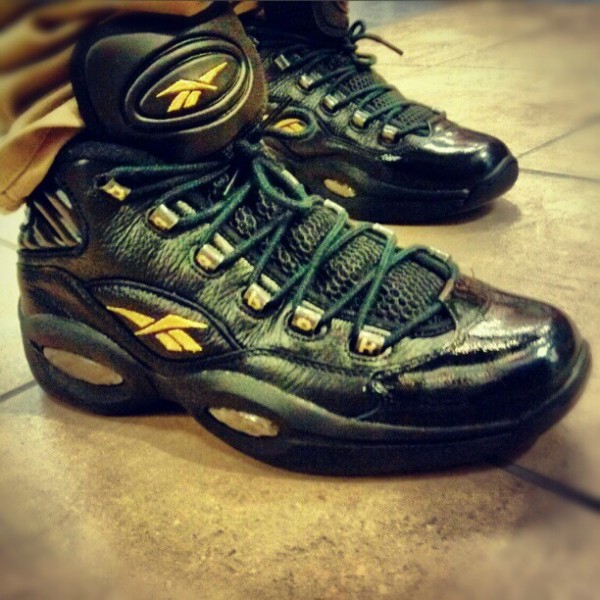 Reebok Question Mid Black/Gold