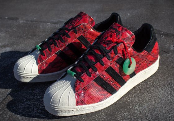 Adidas superstar 80s metal toe Rouge homme on sale