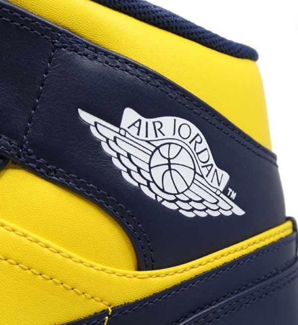 Air Jordan 1 Mid VARSITY MAIZE / MIDNIGHT NAVY - WHITE