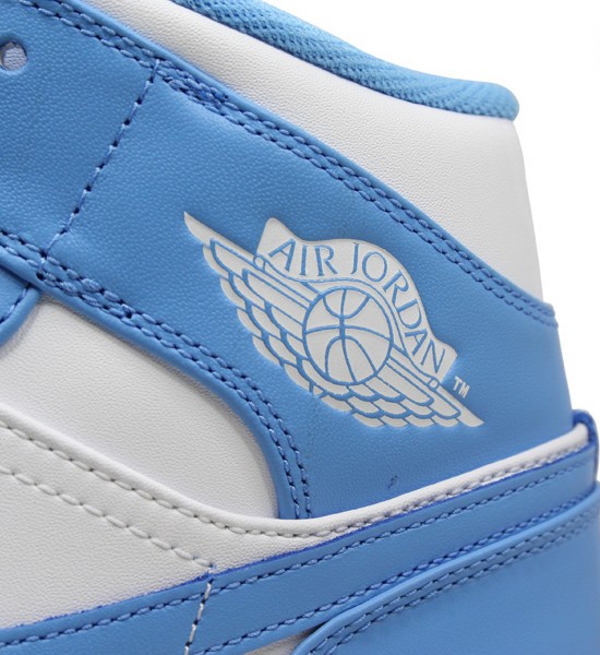 Air Jordan 1 Mid Retro White/University Blue