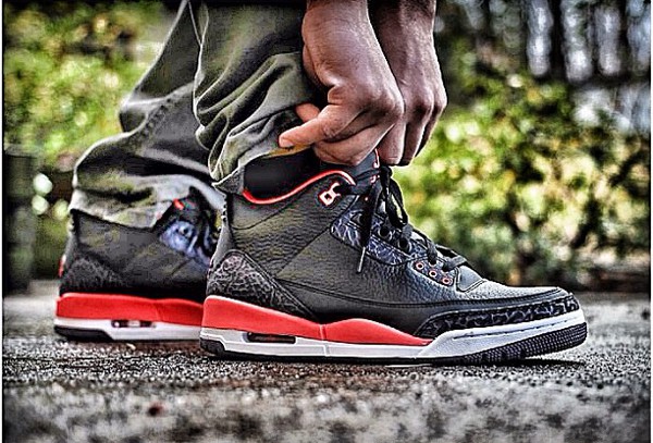 air jordan 3 noir rouge