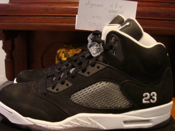 Air Jordan 5 Black White