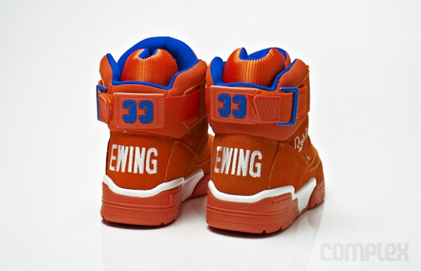 Ewing 33 Hi Orange Suede NYC