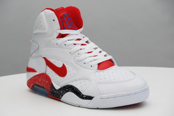 Nike Air Force 180 Mid White Hyper Red