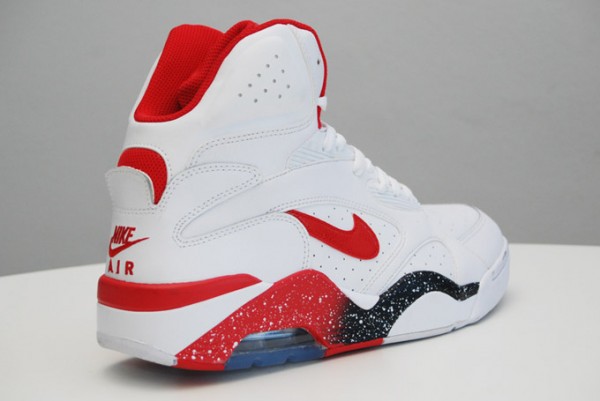 Nike Air Force 180 Mid White Hyper Red