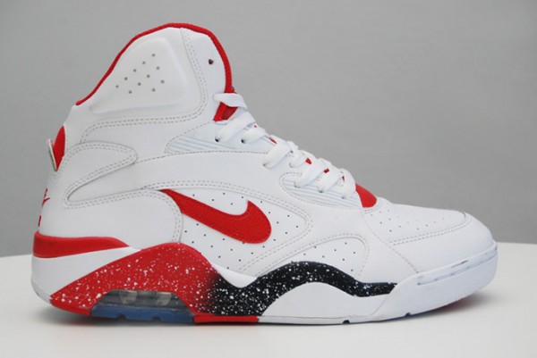 Nike Air Force 180 Mid White Hyper Red