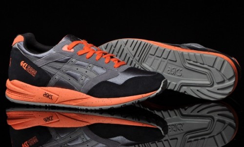 asics gel noir orange
