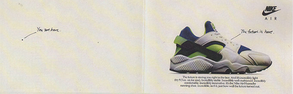 Publicité Vintage Nike Air Huarache