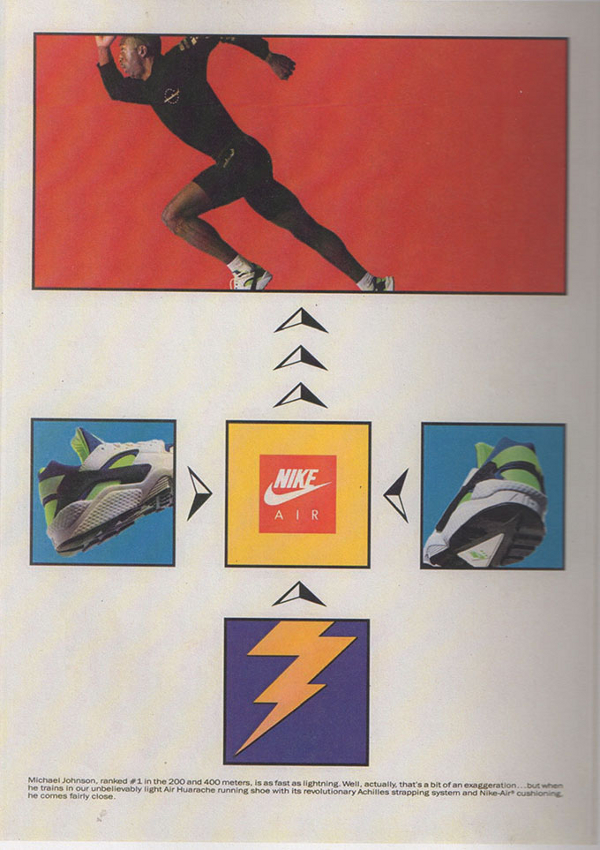 Publicité Vintage Nike Air Huarache