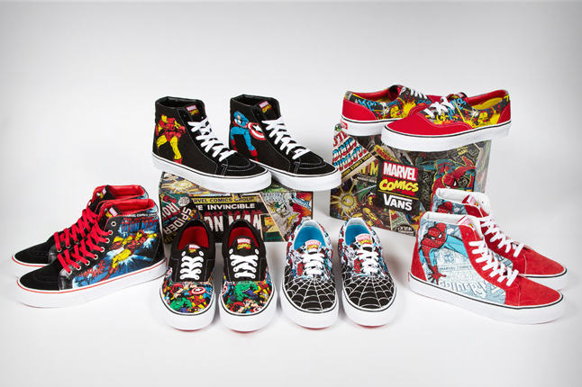 marvel x vans shoes