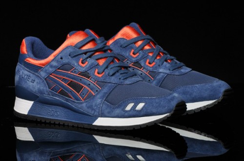 asics bleu orange