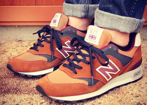 new balance 577 femme marron