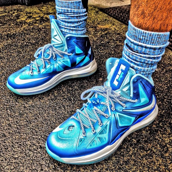 Nike Lebron 10 Diamond Blue - Felipe Maya