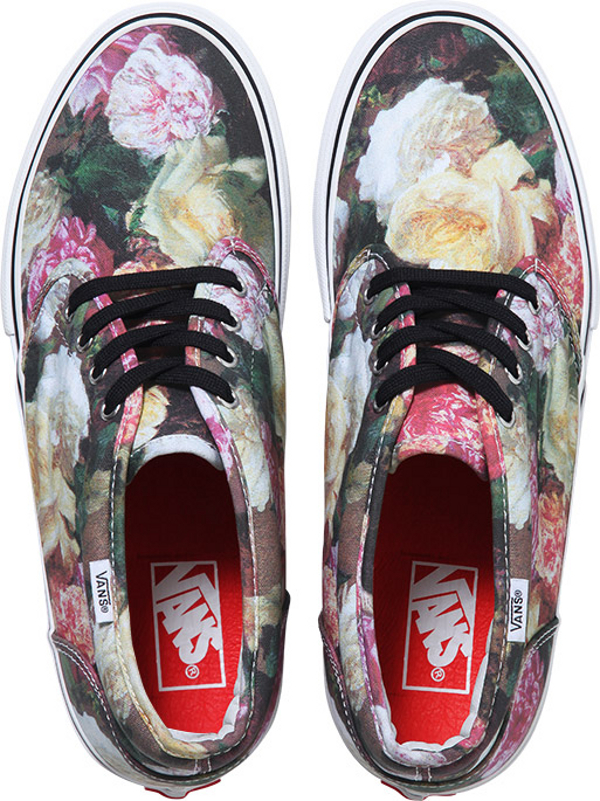 vans à fleurs supreme