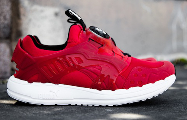 puma disc black and red