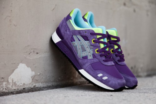 asics junior violet