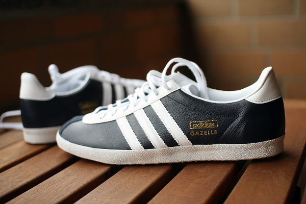 adidas gazelle cuir bleu