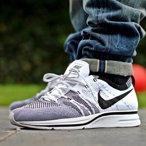 nike flyknit trainer noir