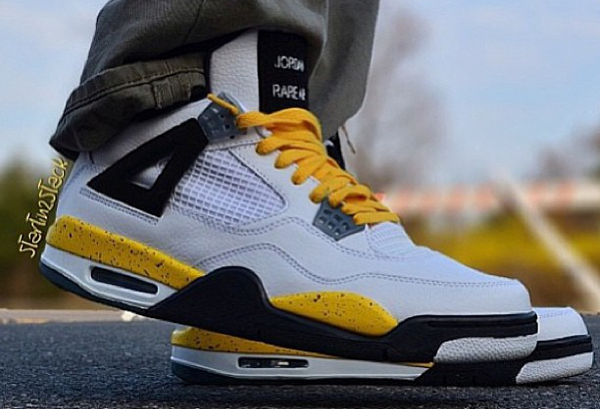 Air Jordan 4 White/Tour Yellow - Heatlocker