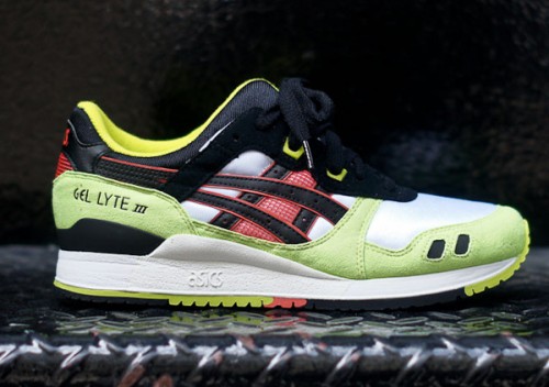 asics gel lyte iii neon