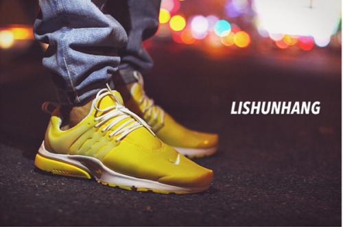 nike presto jaune