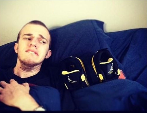 dormir-jordan-thunder Dormir avec ses baskets