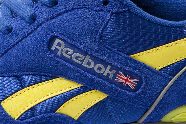reebok classic blue and yellow
