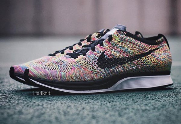 flyknit nike multicolor