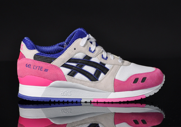 Asics gel Lyte 3 White/Purple/Pink