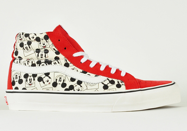 Walt Disney x Vans Sk8 Hi & Authentic "Mickey Mouse"